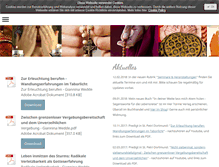 Tablet Screenshot of klanggebet.de